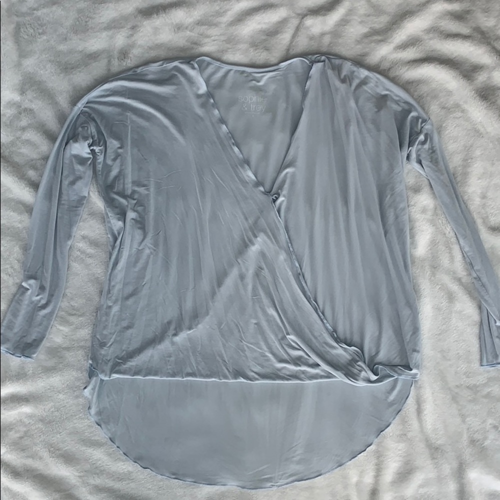 Cotton baby blue shirt